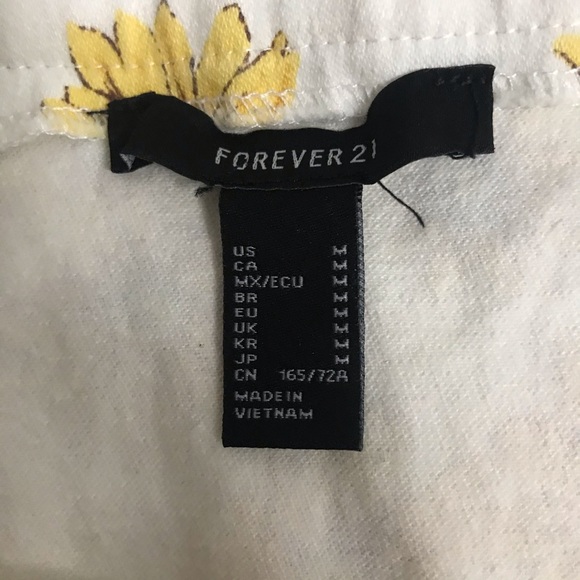 Women’s Yellow Floral Skirt - Picture 5 of 5